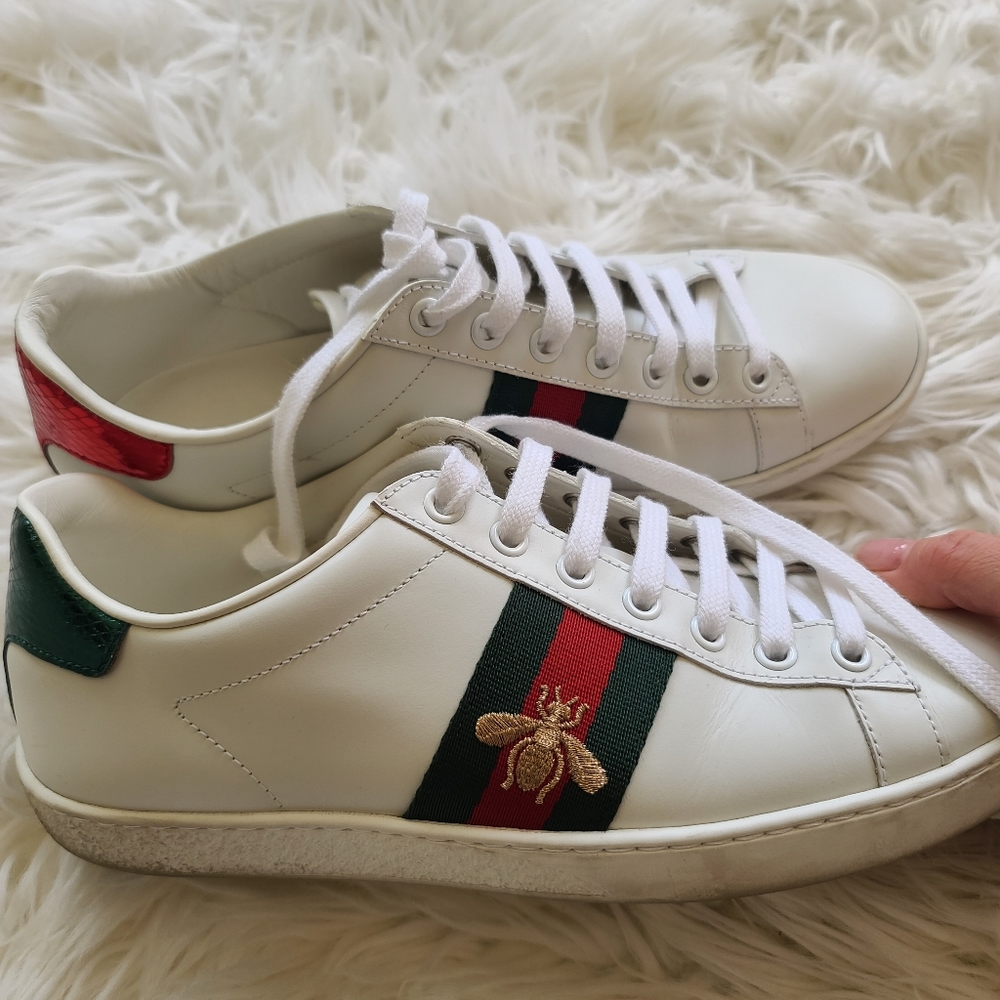 Gucci Ace Leather Sneakers